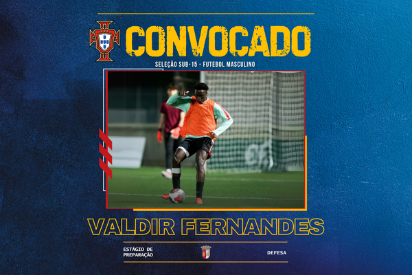 Valdir Fernandes novamente convocado para a Seleção Sub15